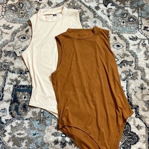 2 pack SHEIN curve bodysuits!